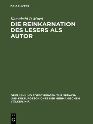 cover image of Die Reinkarnation des Lesers als Autor